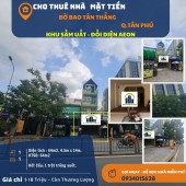 HIẾM- Cho thuê nhà  Mặt Tiền Bờ Bao Tân Thắng 64m2, 18 Triệu-NGAY AEON